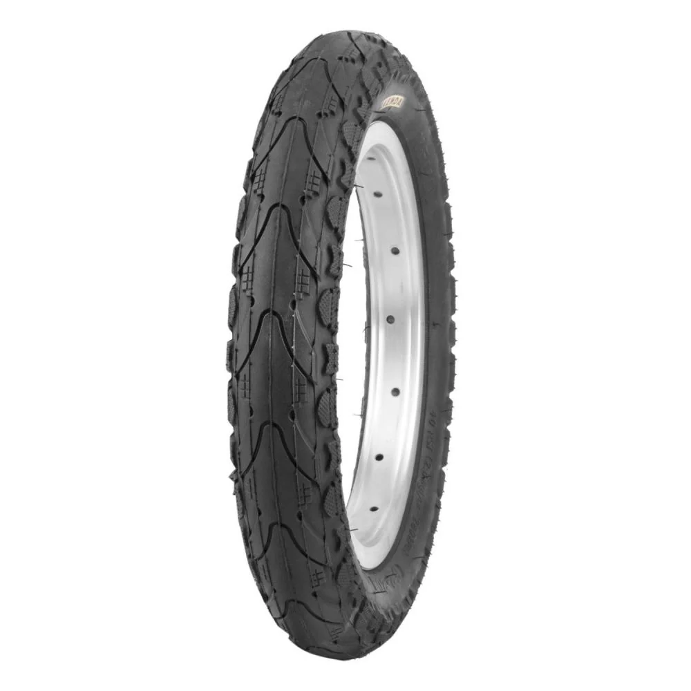 Kenda Kenda Khan K-935 20x1.75 Zoll (47-406) schwarzer Drahtreifen für Trekkingräder, komfortables Rollverhalten durch breiten Mittelsteg, guter Grip durch Seitenstollen, geeignet für Vorder- und Hinterrad