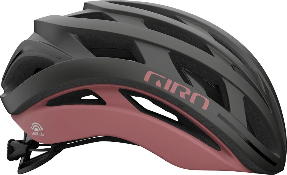 Giro Giro Helios Spherical Helm, Matte Metallic Coal/Dusty Rose, S (51-55 cm), MIPS, Top-Belüftung, Roc Loc 5 Air, Ionic+ -Polster, Gravel & Rennrad – Bild 3