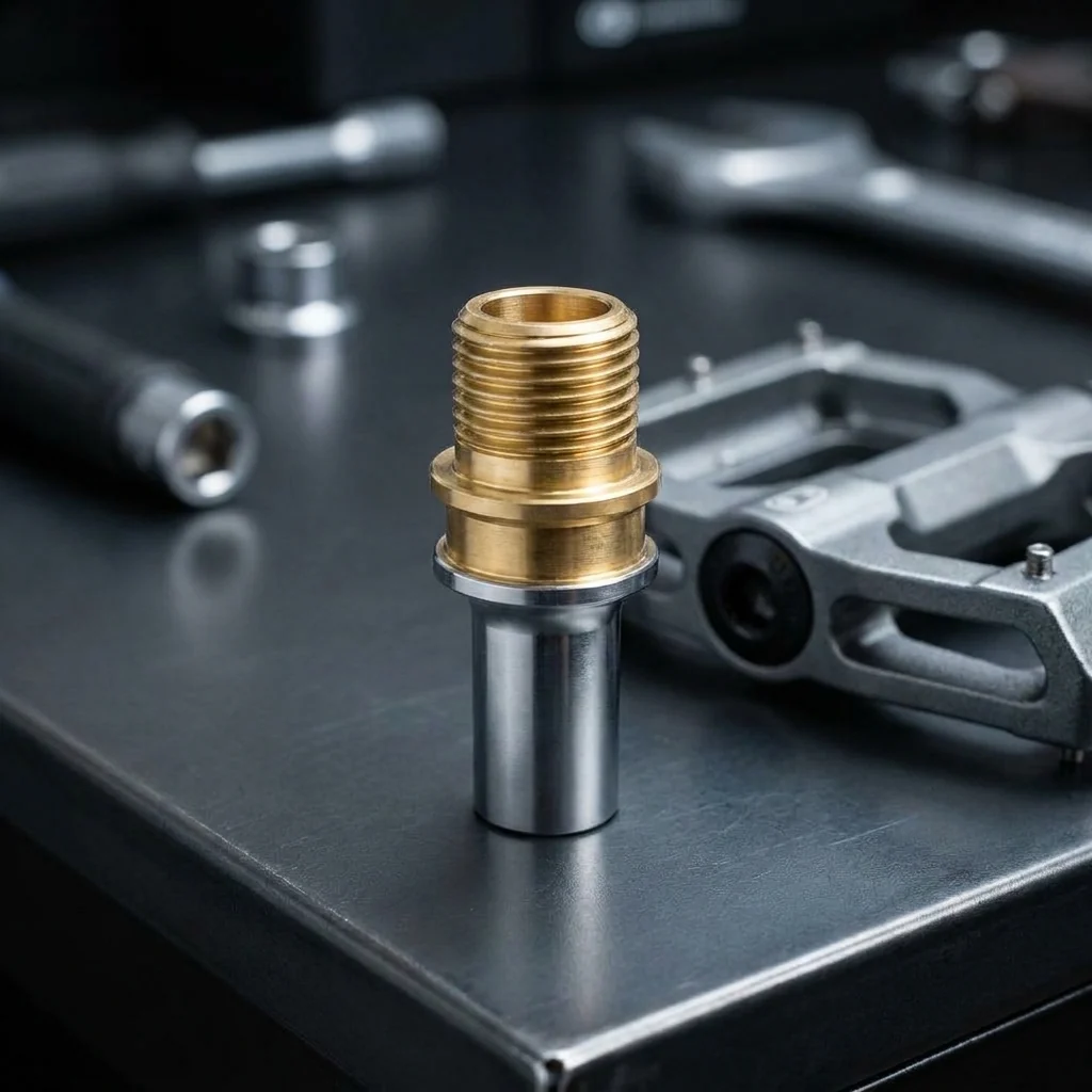 Crankbrothers Crankbrothers Pedal Bushing Pedal Lagerbuchse, V2, genutet – Bild 2
