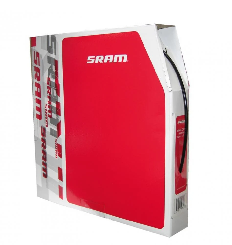 SRAM Bremszughülle 5 mm schwarz, 30 m Werkstattrolle – Hauptansicht