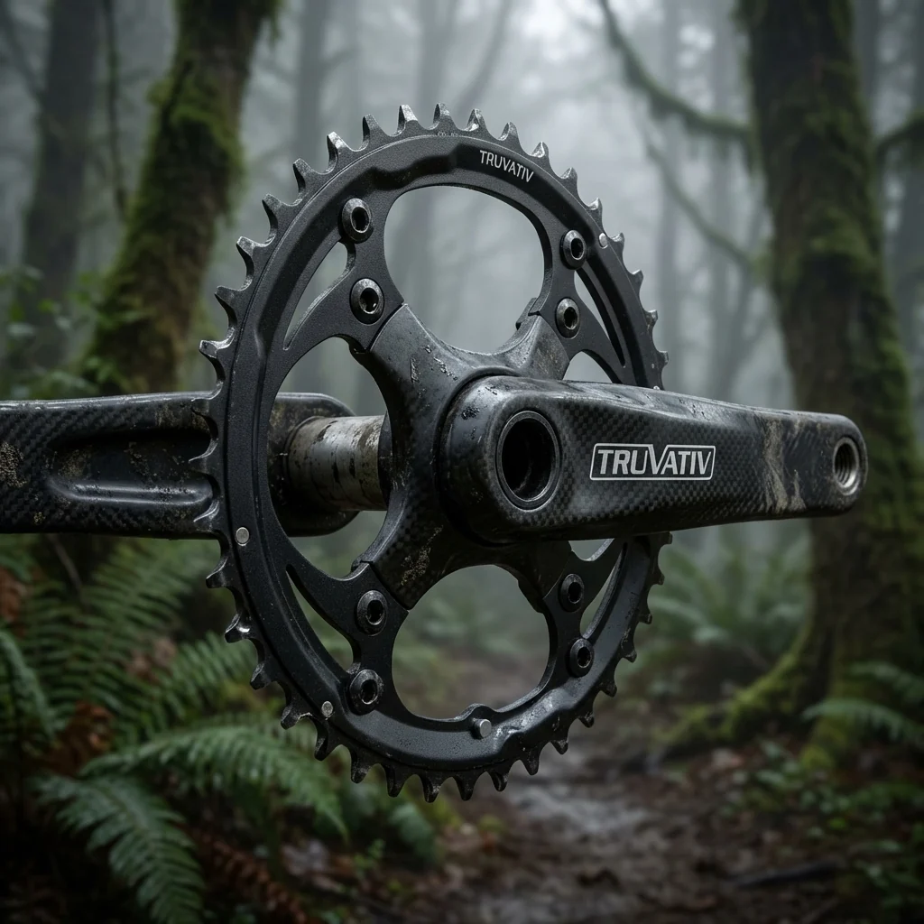 Truvativ MTB Kettenblatt, 9-fach 44T / Stahl / mattschwarz - 9-fach, schwarz – Hauptansicht