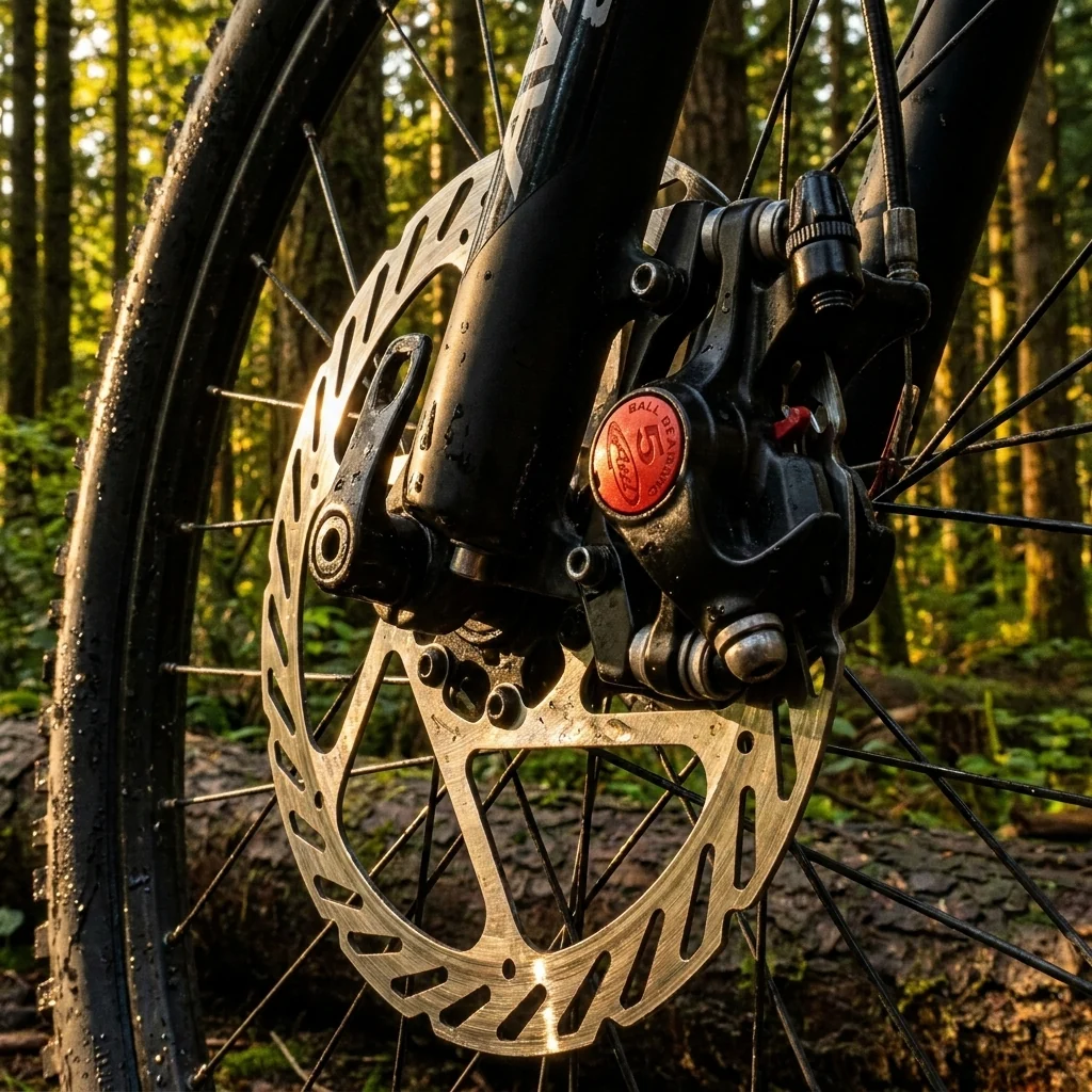 AVID Avid Scheibenbremse BB5 MTB mechanisch seidenschwarz Scheibe 160mm VR/HR – Bild 3