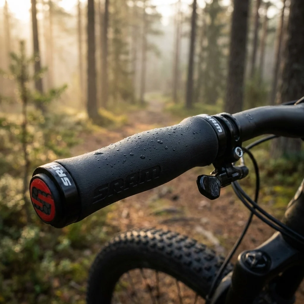 SRAM SRAM Lockring Griffe Contour - 129 mm, ergonomisch, schwarz – Bild 2