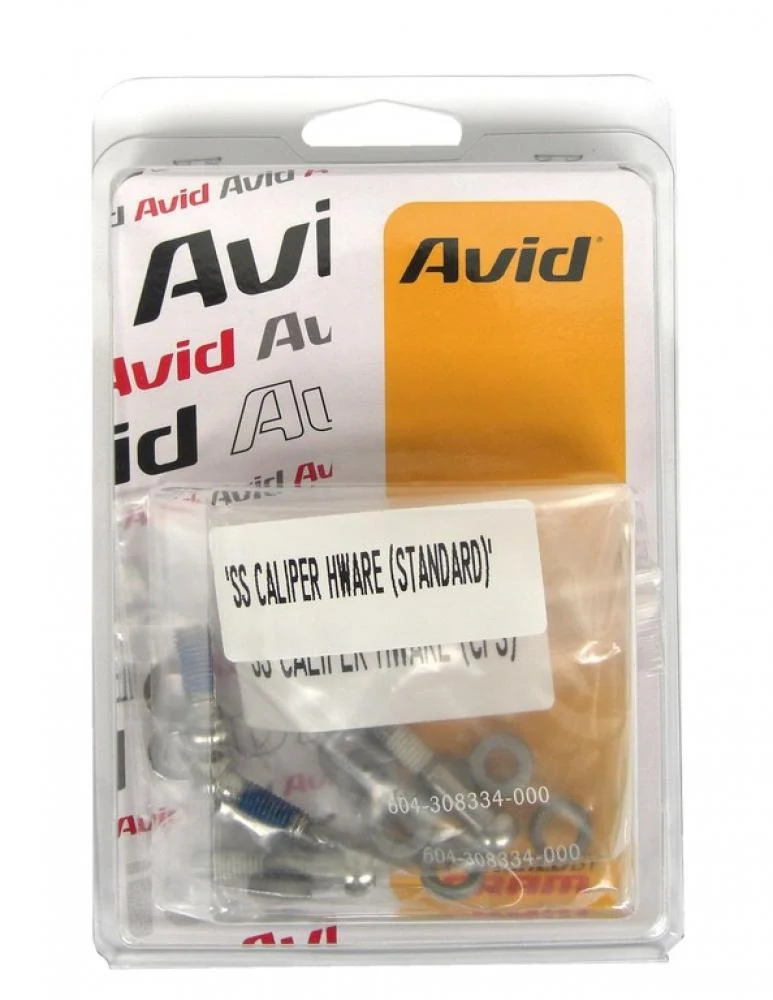 AVID Avid Schrauben-Set für Scheibenbremse Edelstahl inkl.Beilagscheib.CPS&Standard – Bild 2