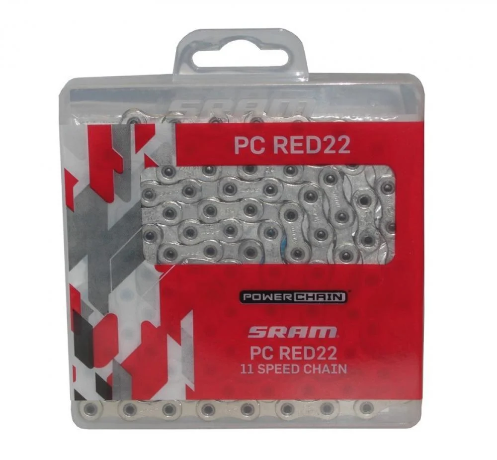 SRAM SRAM Kette PC RED 22 11-fach, inkl. PowerLock, 114 Glieder - 11-fach