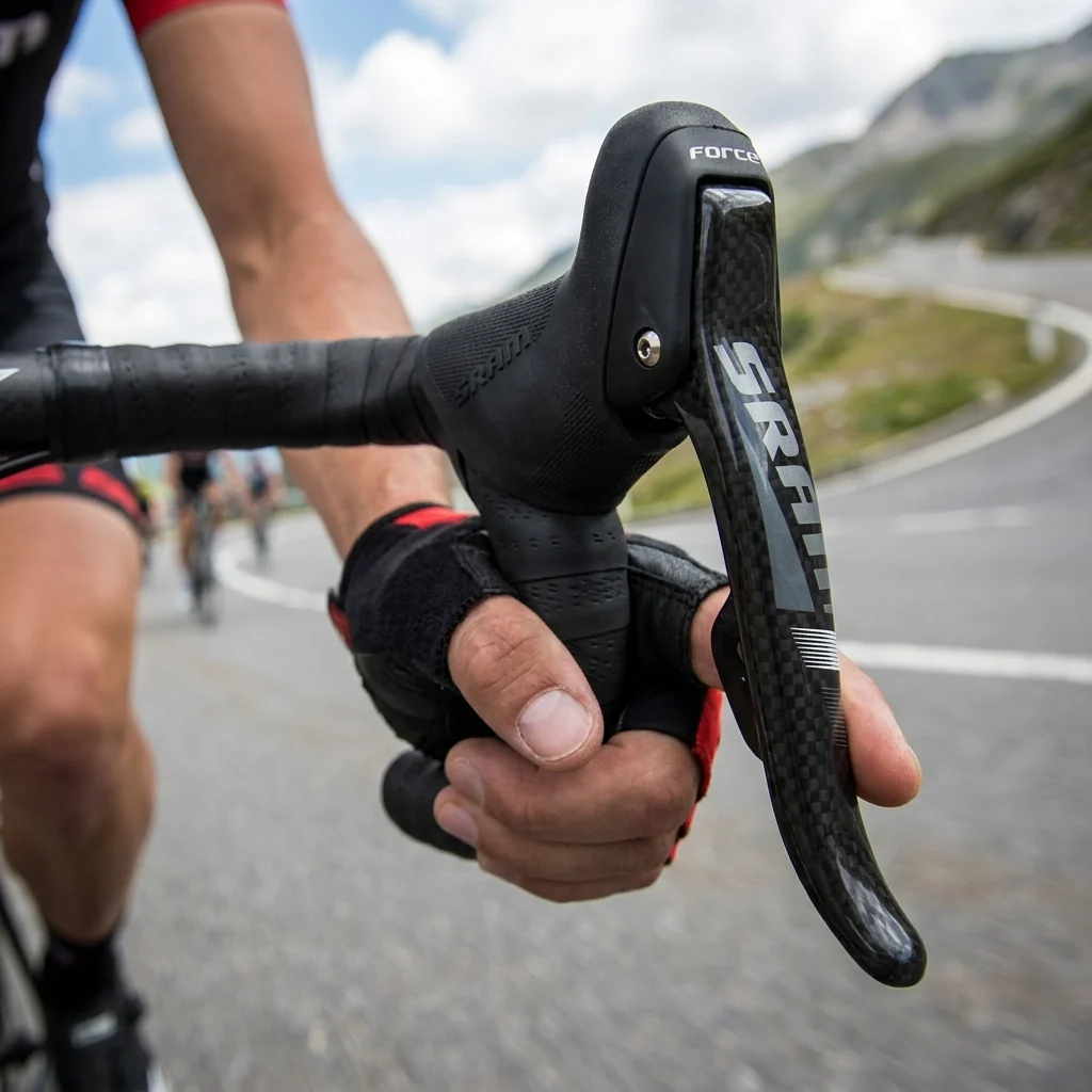 SRAM SRAM Schalt-/Bremshebel Force 22 links, vorne - 2x11-fach Road, Carbon/Titan – Bild 2