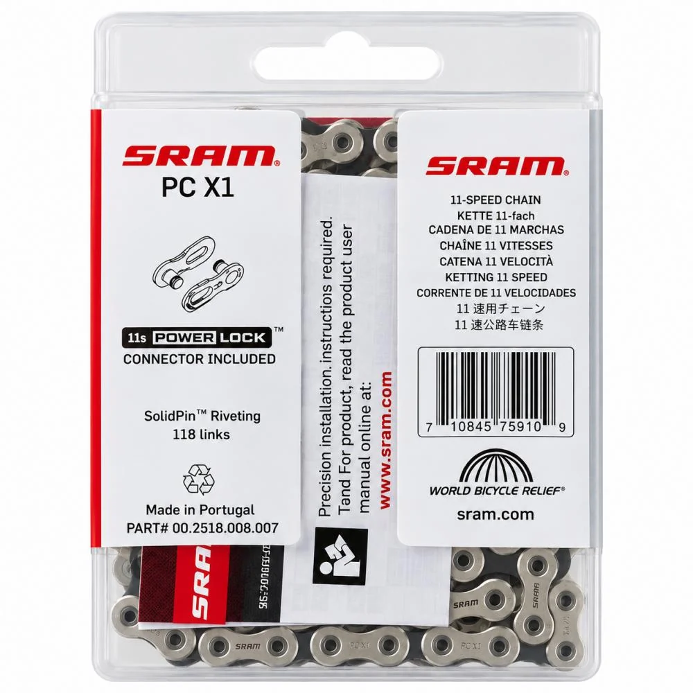 Sram SRAM PC-X1 Fahrradkette 11-fach 118 Glieder mit PowerLock – Bild 2