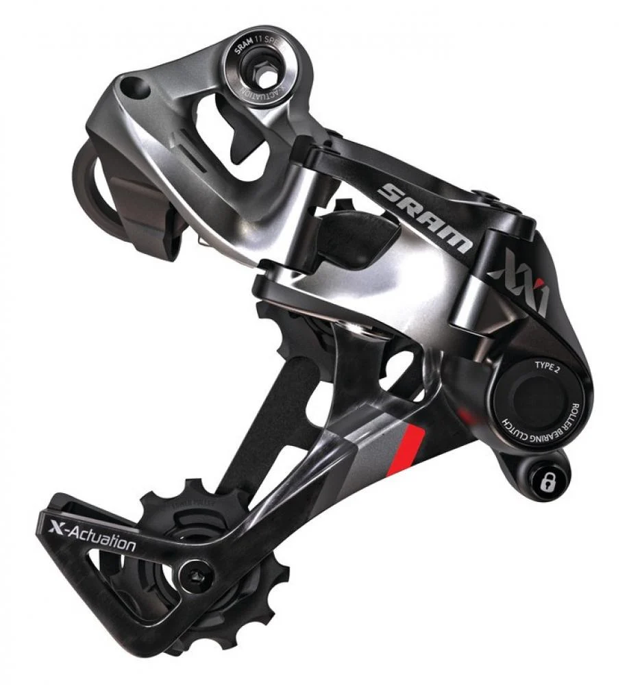SRAM SRAM Schaltwerk X-Horizon XX1 Type 2.1 schwarz-rot - präzises 1x11 MTB-Schalten