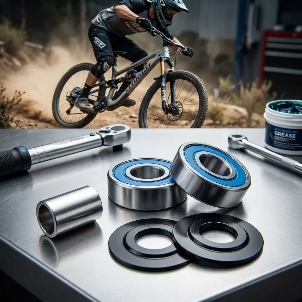 Rockshox Kugellager und Distanzscheiben Deluxe/Super Deluxe BR (2017+) – Bild 2