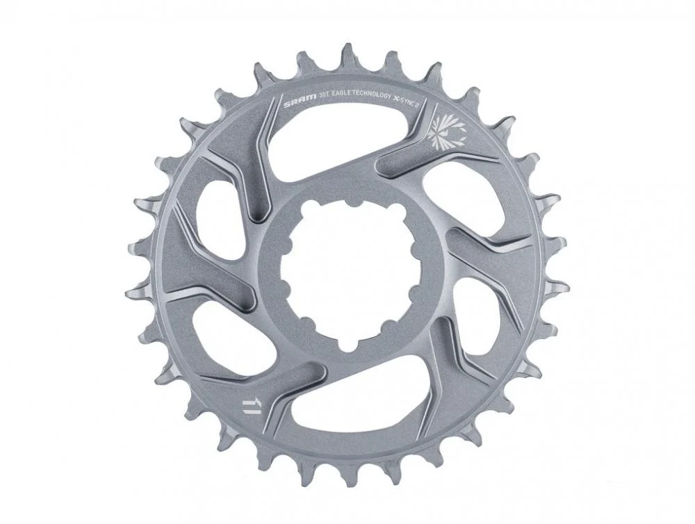 SRAM SRAM Kettenblatt X-Sync 2 Eagle 30T / 6 mm / grau - 6 mm, grau