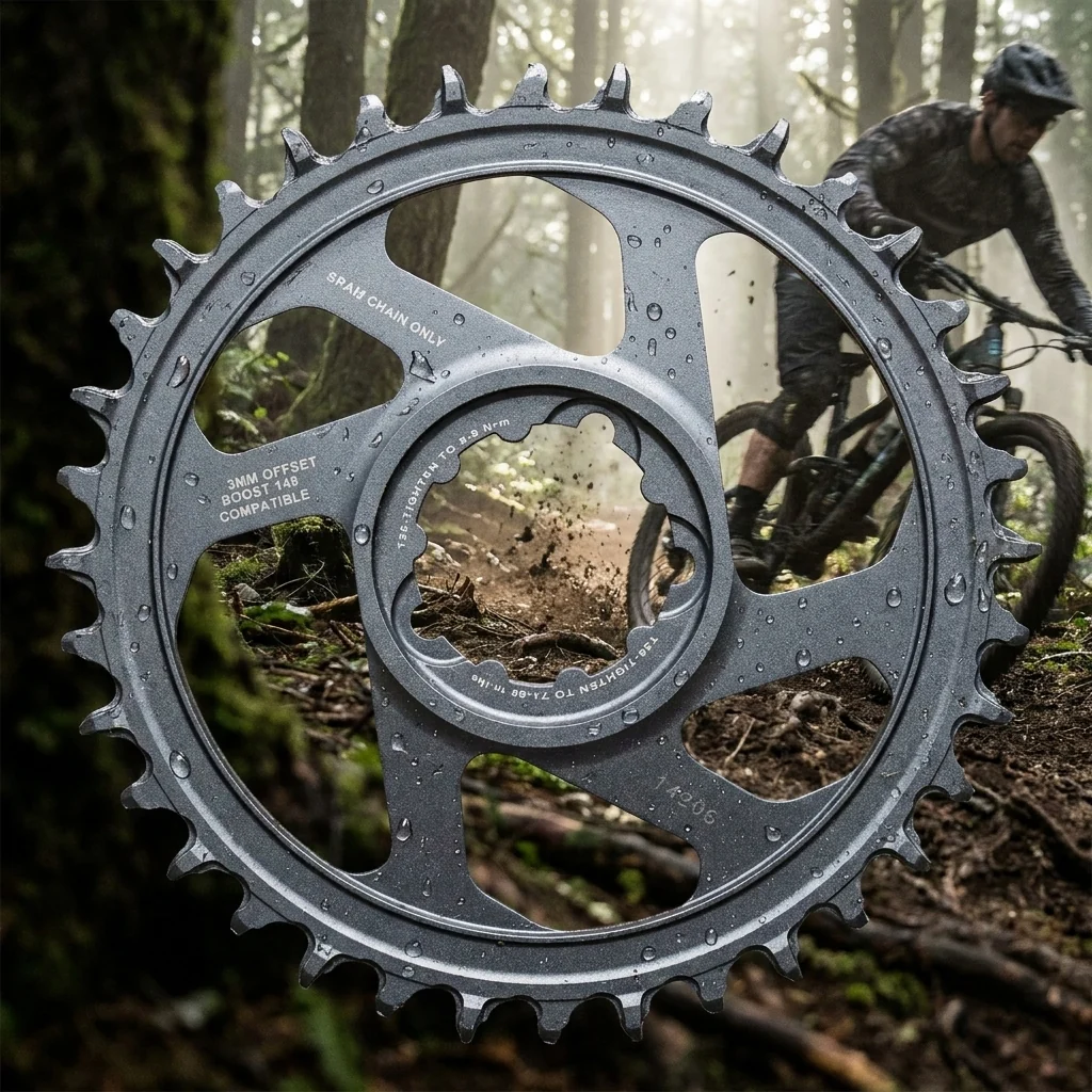 SRAM SRAM Kettenblatt X-Sync 2 Eagle 36T / 3 mm / grau - 3 mm, grau – Bild 2