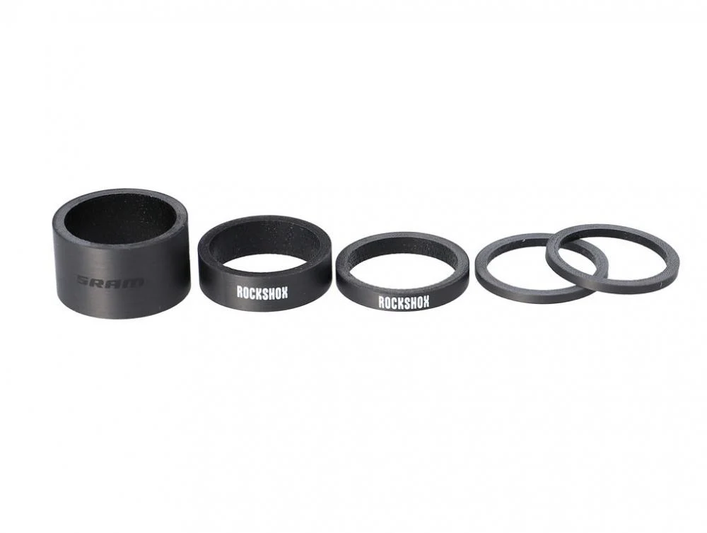 RockShox RockShox Headset Spacer UD-Carbon weißes Logo