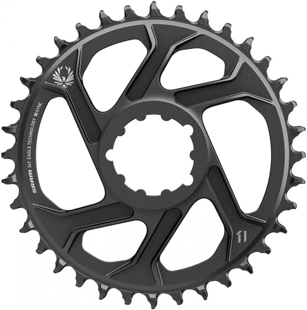 Sram SRAM Kettenblatt X-Sync 2 Eagle 36T 3mm Offset lunargrau - 12-fach MTB Kettenblatt
