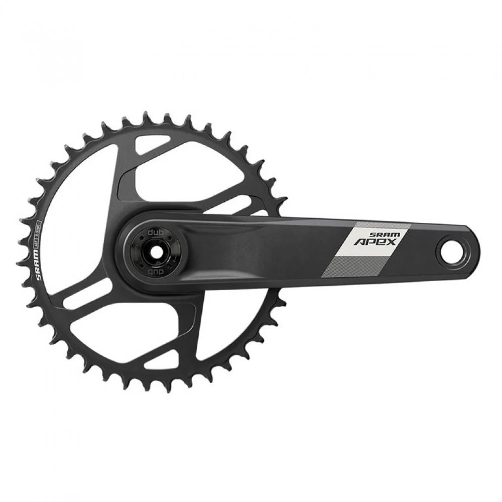 Sram KRG SRAM Apex 1 D1 DUB wd 83A AI 172,5 42 Z,12-f., sw, alu, DM, o.DUB-Lager