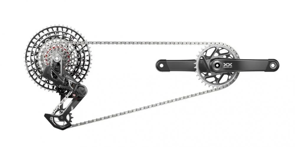 SRAM SRAM Kit XX SL AXS Eagle Transmission 175 mm - Highend 12-fach Antriebsgruppe mit Powermeter