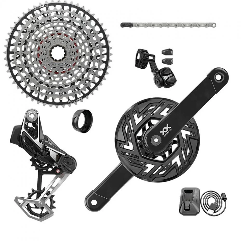 SRAM SRAM Kit XX AXS Eagle Transmission ohne Kurbelarme E-MTB 104 LK - Highend 12-fach Antrieb