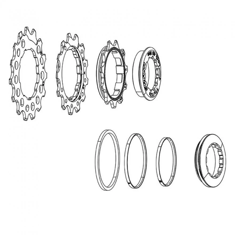 SRAM SRAM Kassettenritzel-Satz PG-1231 11-13T inkl. Lockring