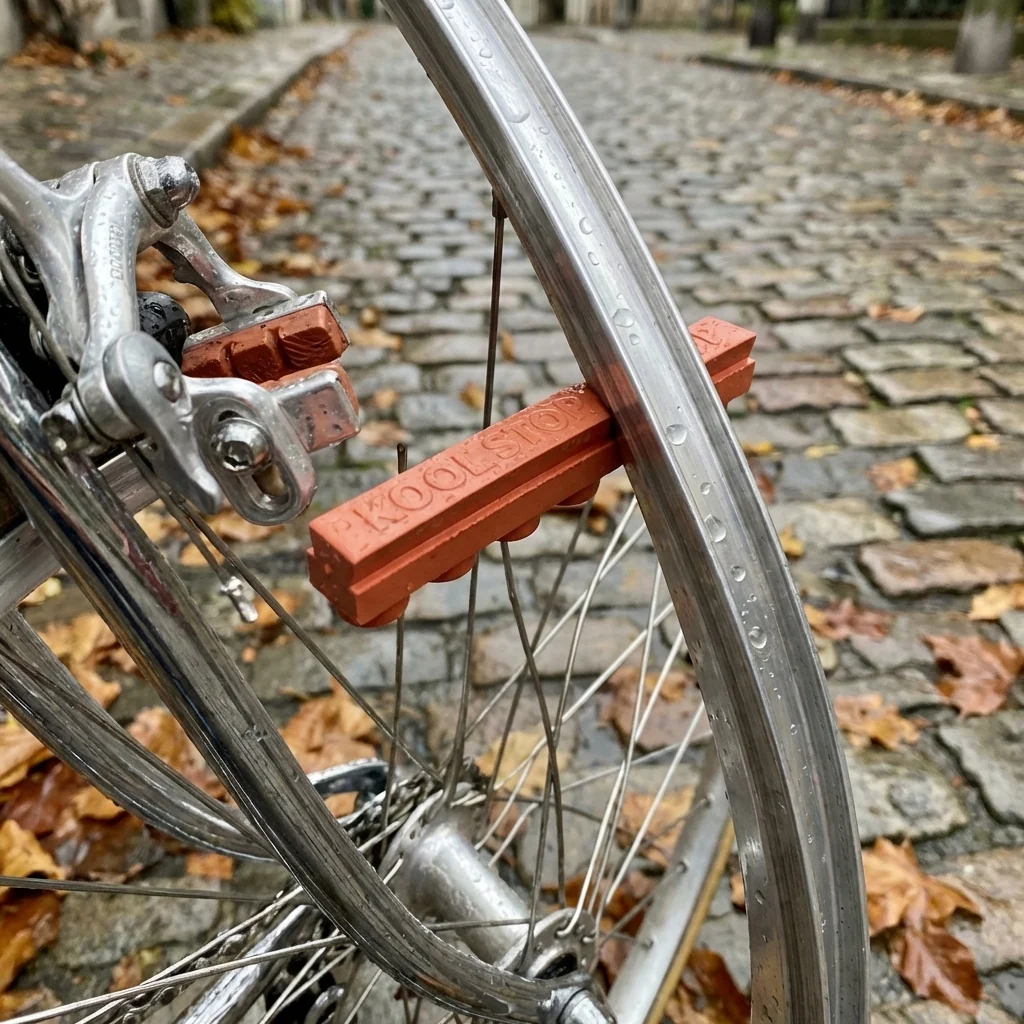 Kool-Stop Kool Stop Vintage Felgenbremsbelag 4er-Set 760251076833, Retro-Design, langlebig, für klassische Rennräder (Alu-Felge), optimale Performance – Bild 2