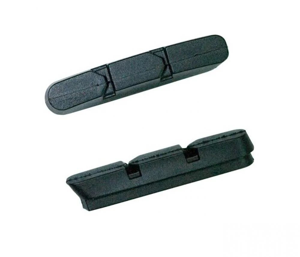 Kool-Stop Kool Stop, Bremsbelag, Race, DURA-TYPE Carbon Ersatzgummis (Cartridge), schwarz, für Carbonfelgen, 1 Paar, Shimano Rennrad (H2-Halter), (HstNr = RE358KS)