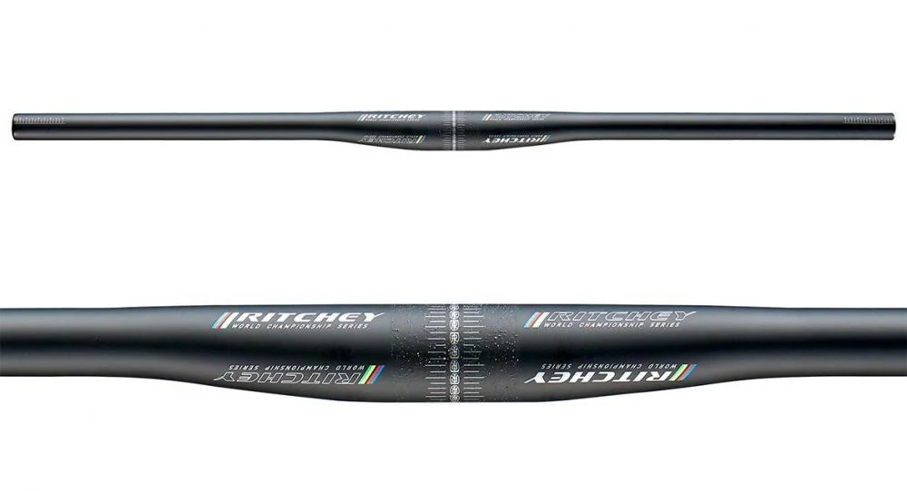 Ritchey Ritchey WCS 2X Flat Lenker 31,8 mm, 740 mm Breite, +/-5 mm Rise, 9° Backsweep, Blatte Black Finish, aus dreifach konifiziertem 7050 Aluminium – Bild 2