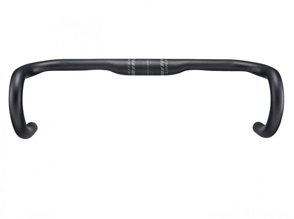 Ritchey Ritchey Comp Streem Drop Lenker 31.8mm 40cmx128x73mm 5°/2° int. Zugverlegung bb schwarz – Bild 3
