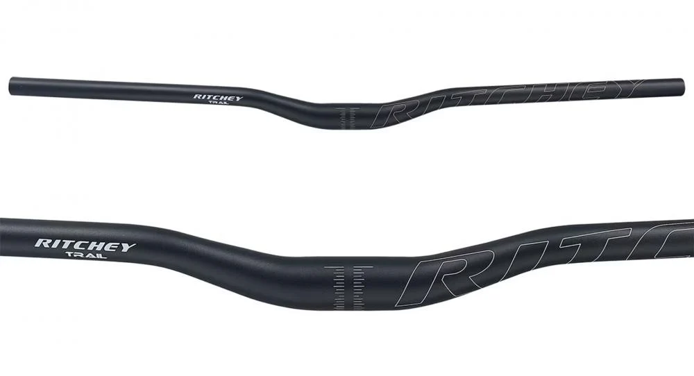 Ritchey Ritchey Comp Trail Low Rizer Lenker 31,8 mm, 800 mm Breite, 20 mm Rise, 10° Backsweep, 4° Upsweep, aus 6061er Aluminium, Farbe: BB Schwarz – Bild 4