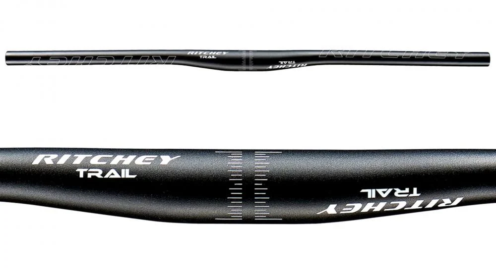 Ritchey Ritchey TRAIL 2X Flachlenker 31.8 mm, 780 mm, Aluminium, 5 mm Rise, 9° Backsweep, 2° Upsweep, für MTB & Trail, schwarz, leicht & stabil für präzise Kontrolle – Bild 3