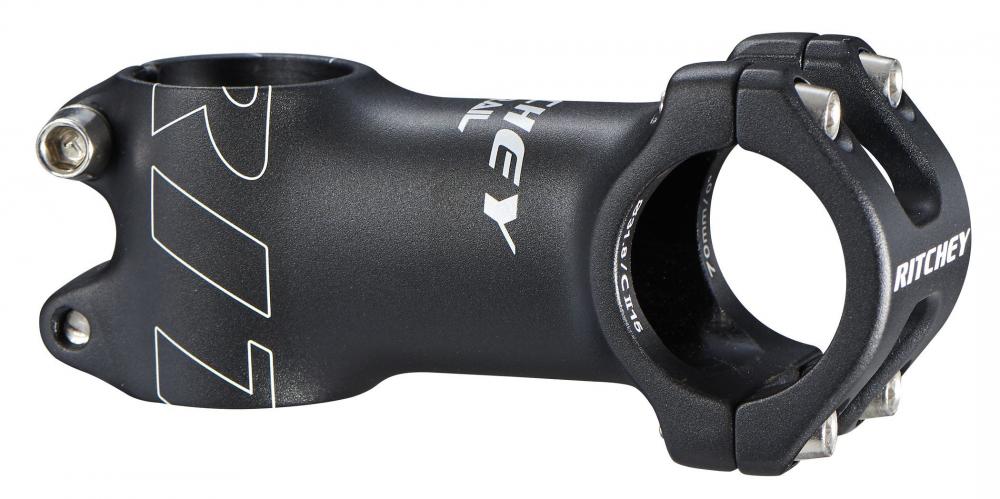 Ritchey Ritchey Comp Trail Vorbau 35mm, 35.0mm Lenkerklemmung, 0° Winkel, inkl. Ahead-Kappe, Blatte-Schwarz, 3D-geschmiedetes 6061-T6 Aluminium