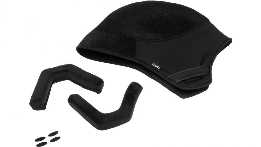 Lumos Lumos Ultra Winter Kit schwarz XL  Thermo-Helmmütze für Ultra-Serie Helme, winddicht, wasserabweisend, mit Ohrenschutz, ideal für Winterfahrten – Bild 2