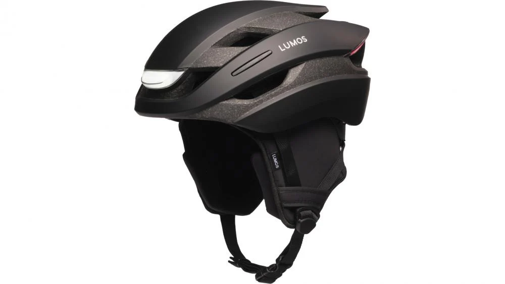 Lumos Lumos Ultra Winter Kit schwarz XL  Thermo-Helmmütze für Ultra-Serie Helme, winddicht, wasserabweisend, mit Ohrenschutz, ideal für Winterfahrten – Bild 4