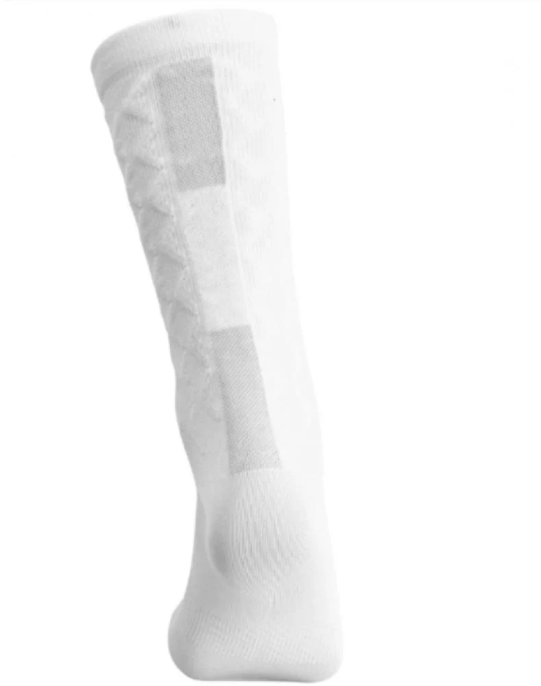 Silca SILCA Aero Tall Socken Weiß M (39-42)  19,5 cm Bündchen, reduziert Luftwiderstand um 4-8 Watt bei 30-45 km/h, Q-Skin-Material: antibakteriell, geruchshemmend, weich, feuchtigkeitsregulierend – Bild 3