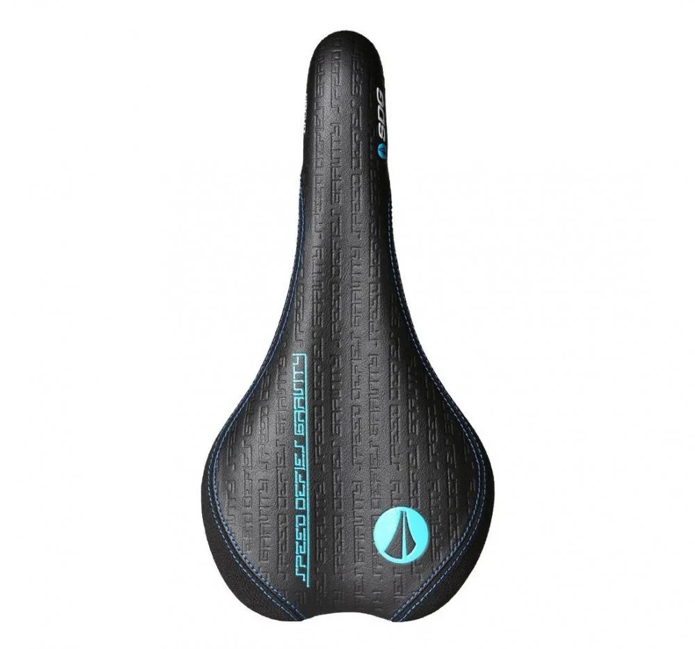 SDG Circuit MTN Sattel Ti-Alloy 7x7mm schwarz-cyan – Hauptansicht