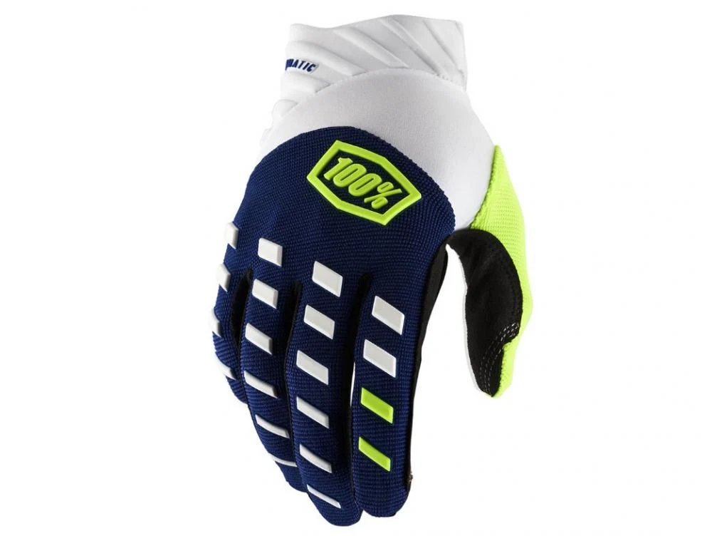 100% 100% Airmatic Gloves S Navy/White