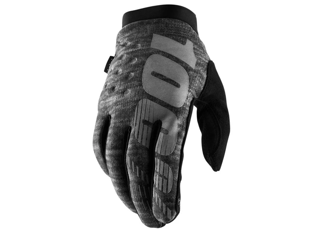 100% 100% Brisker Cold Weather Glove S Heather Grey
