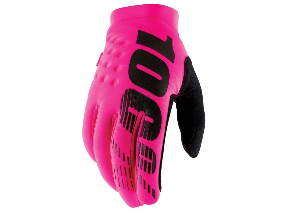 100% 100% Brisker Cold Weather Glove XXL Neon Pink