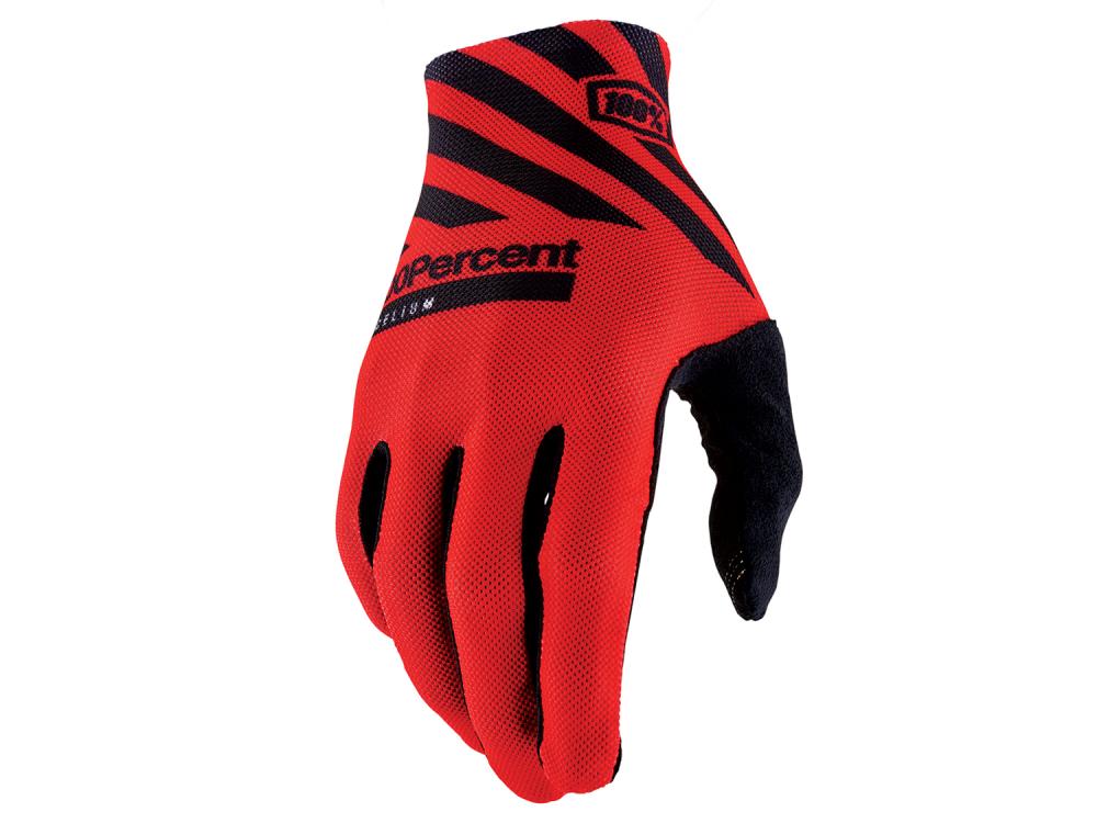 100% 100% Celium Gloves M Racer Red