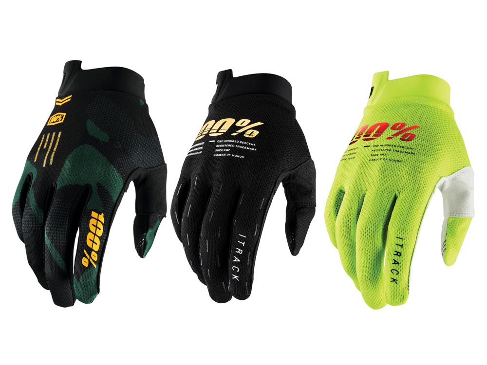 100% 100% iTrack Youth Gloves XL fluo yellow – Bild 2