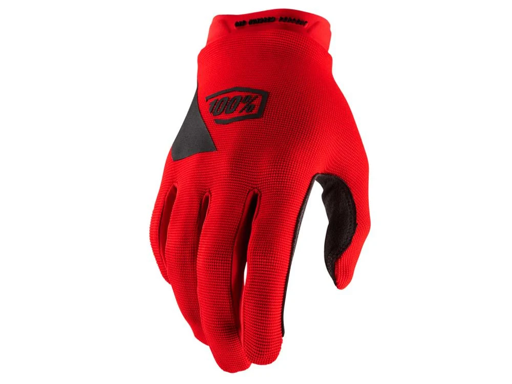 100% 100% Ridecamp Youth Gloves M red