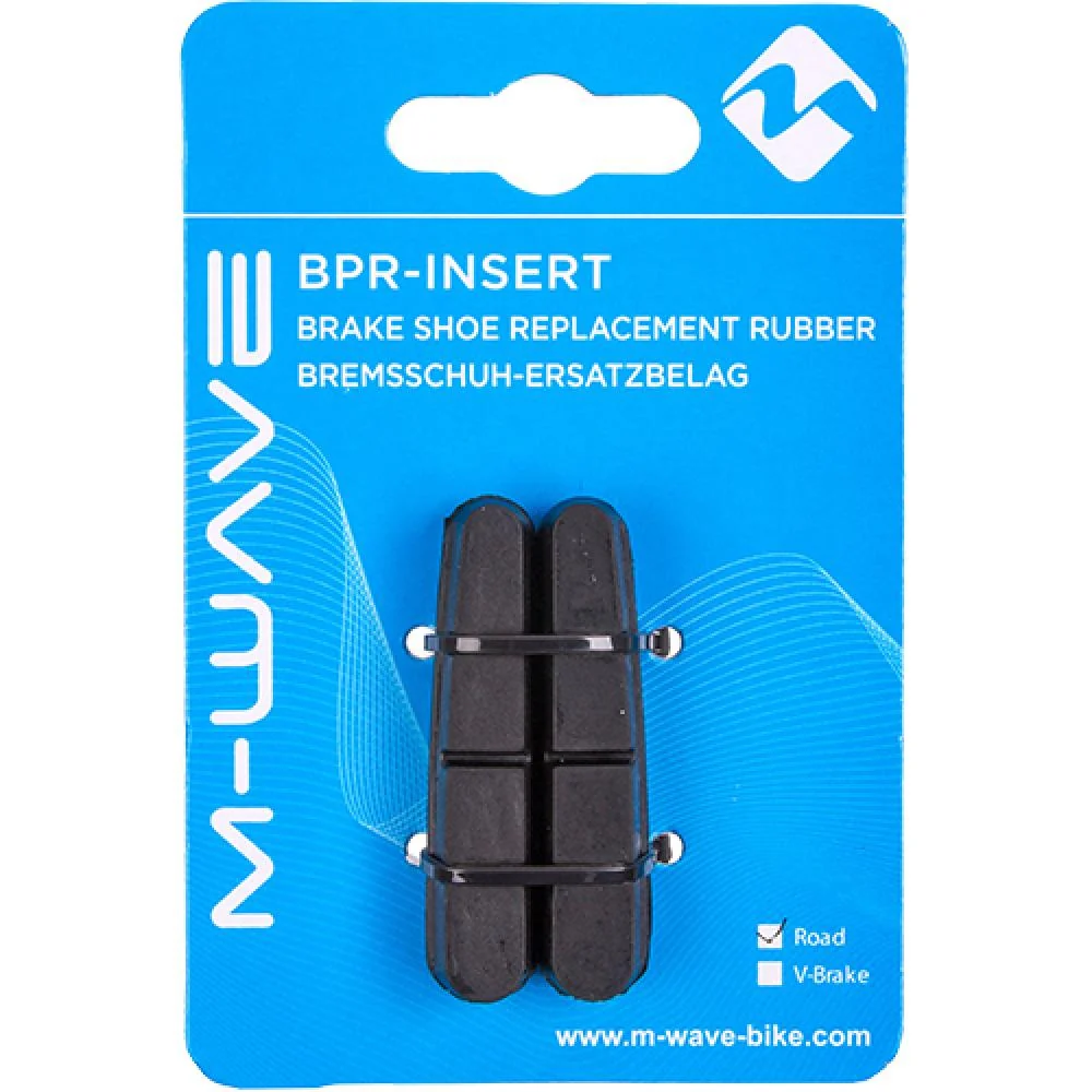 MWave M-Wave Bremsgummi BPR-Insert-RR, schwarz, für BPR-RR-Base