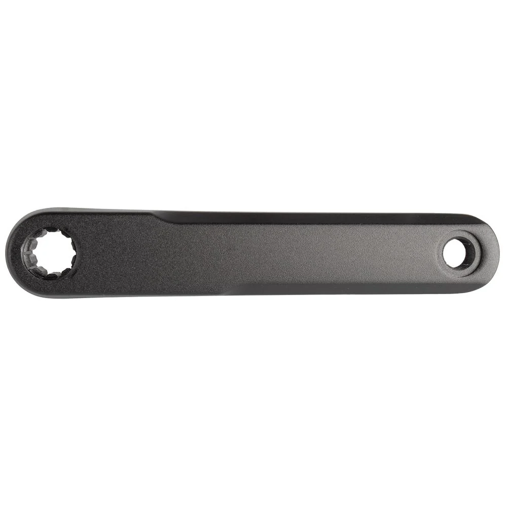 MWave M-Wave E-Bike Kurbel links Alu ISIS 175 mm - schwarz, 0 mm Offset, für ISIS-Tretlager – Bild 2