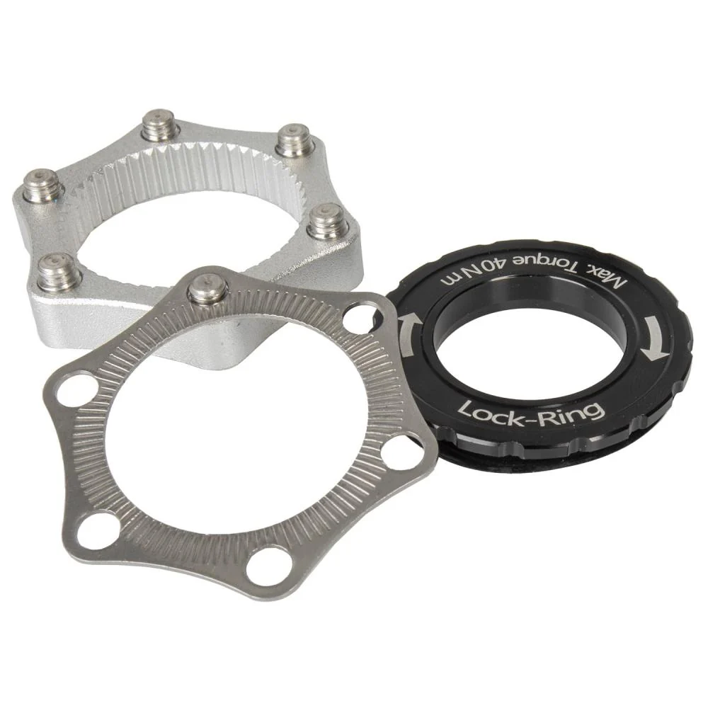 Messingschlager Messingschlager Centerlock Adapter ADA DB CL M-WAVE für Scheibenbremsen schwarz – Bild 3