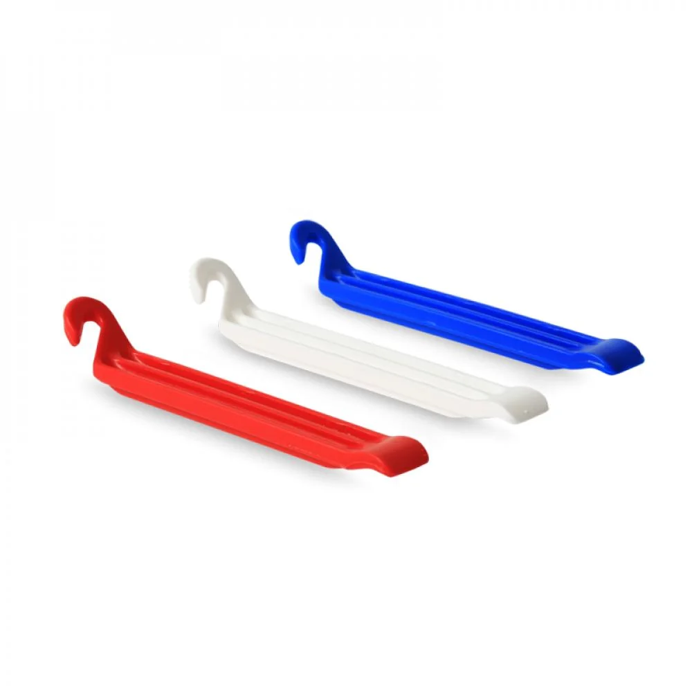Zefal Zéfal Reifenheber DP20, 3er-Set blau/weiß/rot, Technopolymer, felgenschonend, mit Speichenhaken, ergonomisch, kompakt, ideal für unterwegs