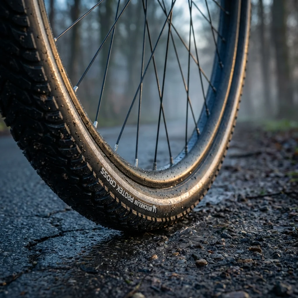 Michelin Michelin Drahtreifen Protek Cross Draht 26x1.85 Zoll 47-559 schwarz Reflex – Bild 2