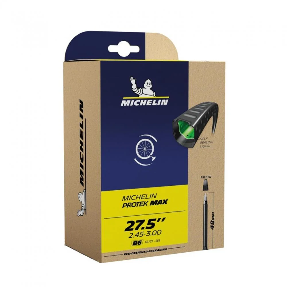 Michelin Schlauch B6 Protek Max 27.5x2.45-3.0 62/77-584 SV 48 mm – Hauptansicht
