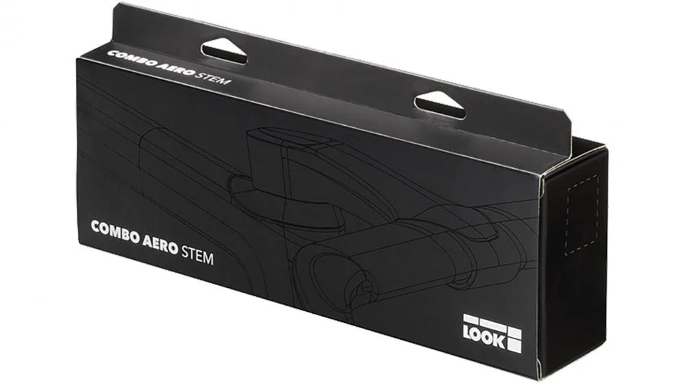 Look Look Combo Aero Vorbau -7° matt schwarz 140mm für 795 Blade RS Rennrad, integrierte Kabelführung – Bild 3
