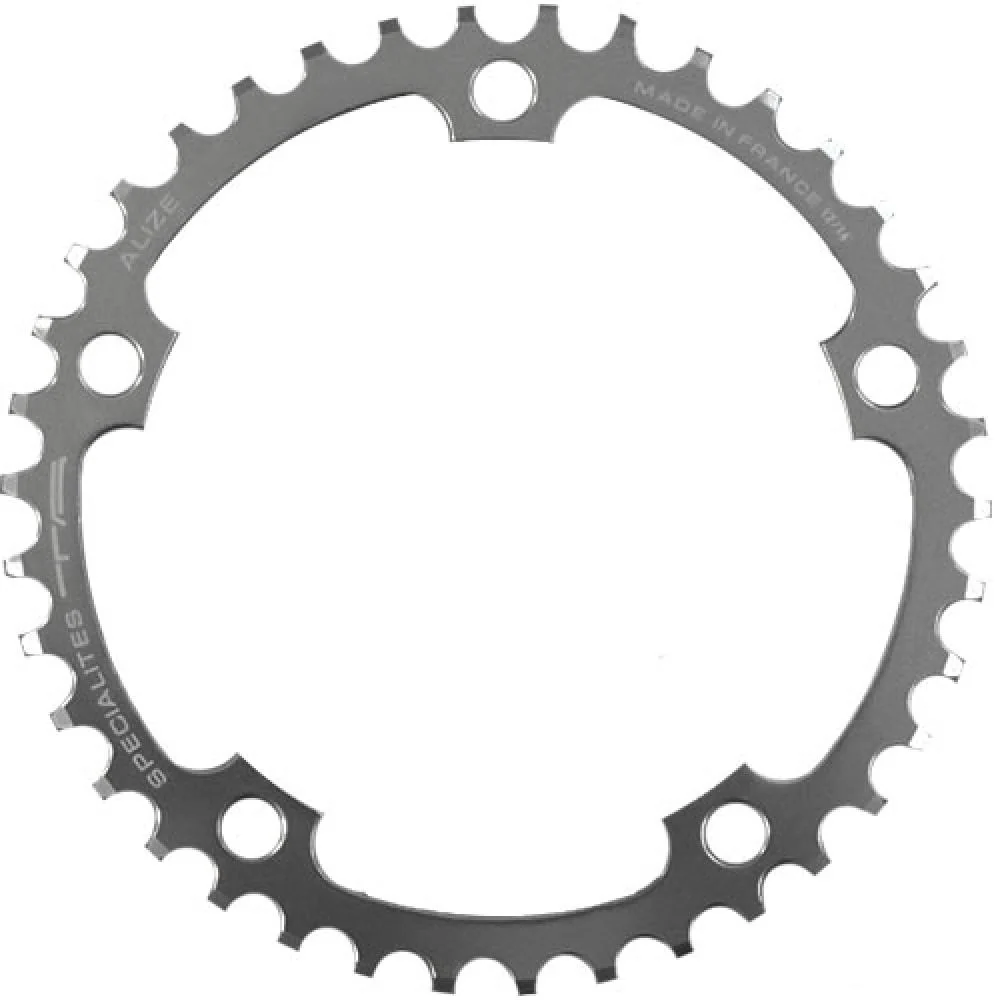 TA TA Kettenblatt Alizé 3-fach 38Z silber Ø130 mitte 9/10-f