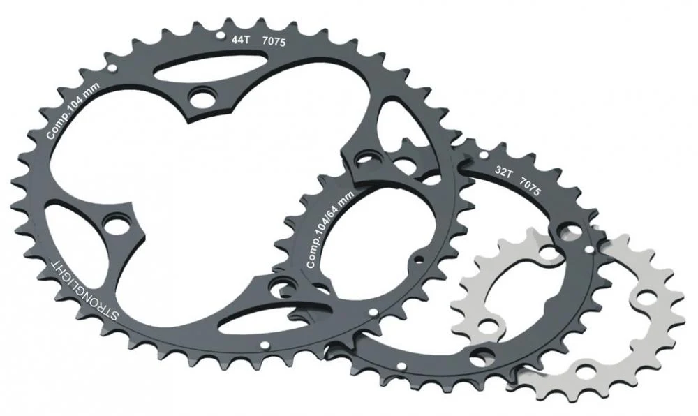 Stronglight Stronglight KETTENBLATT SCHWARZ 104MM LOCHKREIS 32Z - MTB-Kettenblatt – Bild 2