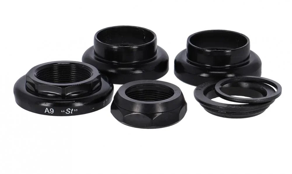 Stronglight SA Stronglight Steuersatz A9 Steel 1" schwarz, BSC Gewinde, Stahl, EC27/25,4 | EC27/26, Aufbauhöhe 39,4 mm, geeignet für 1" Gewindegabeln