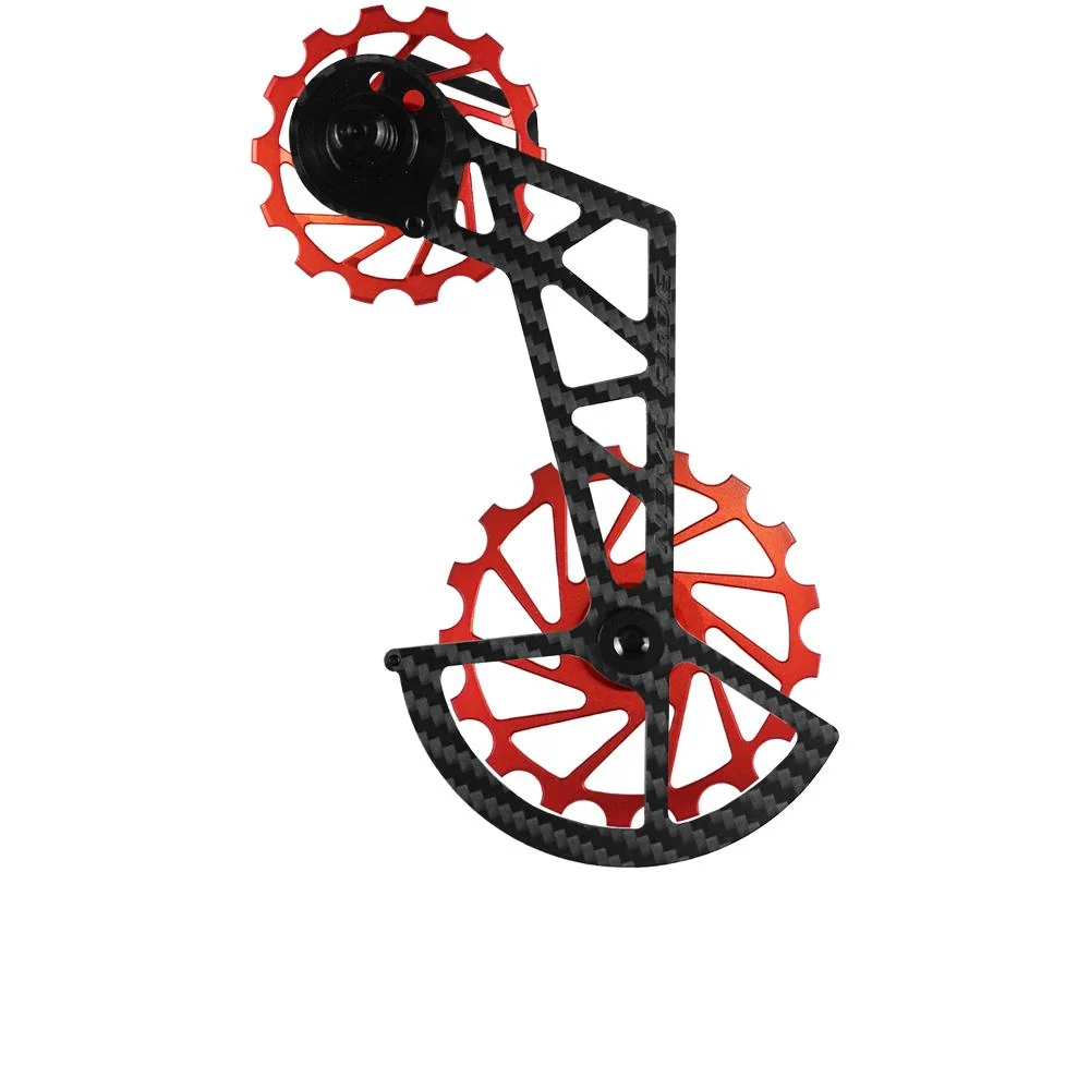 NovaRide Nova Ride CCD 12s Shimano 105 Oversized Schaltwerkskäfig Rot Schaltkaefig – Hauptansicht