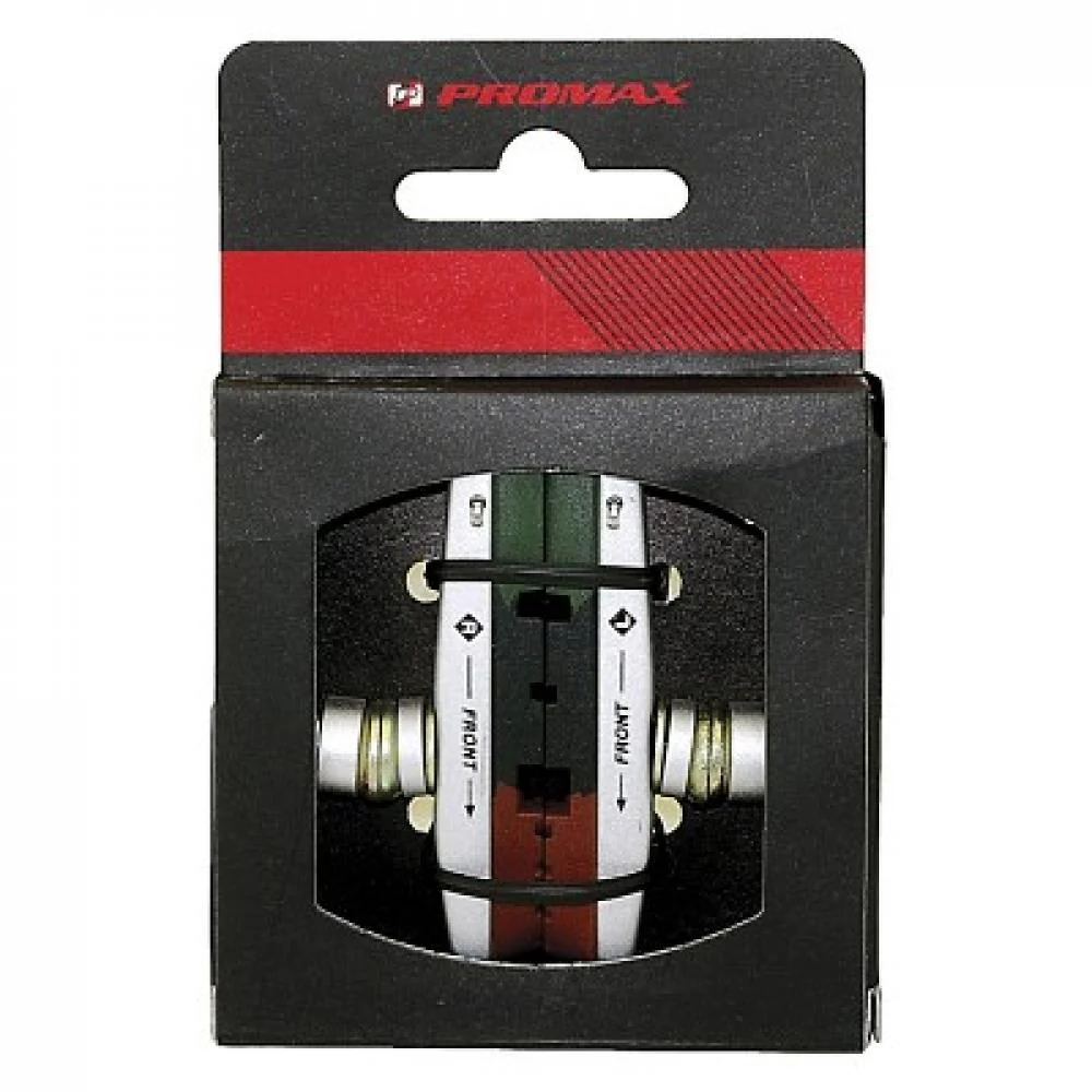 Promax Promax Bremsschuh für V-Brake dreifarbig